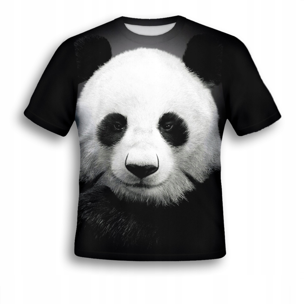 

Koszulka 3D Fullprint Miś Panda M Modna Trwała