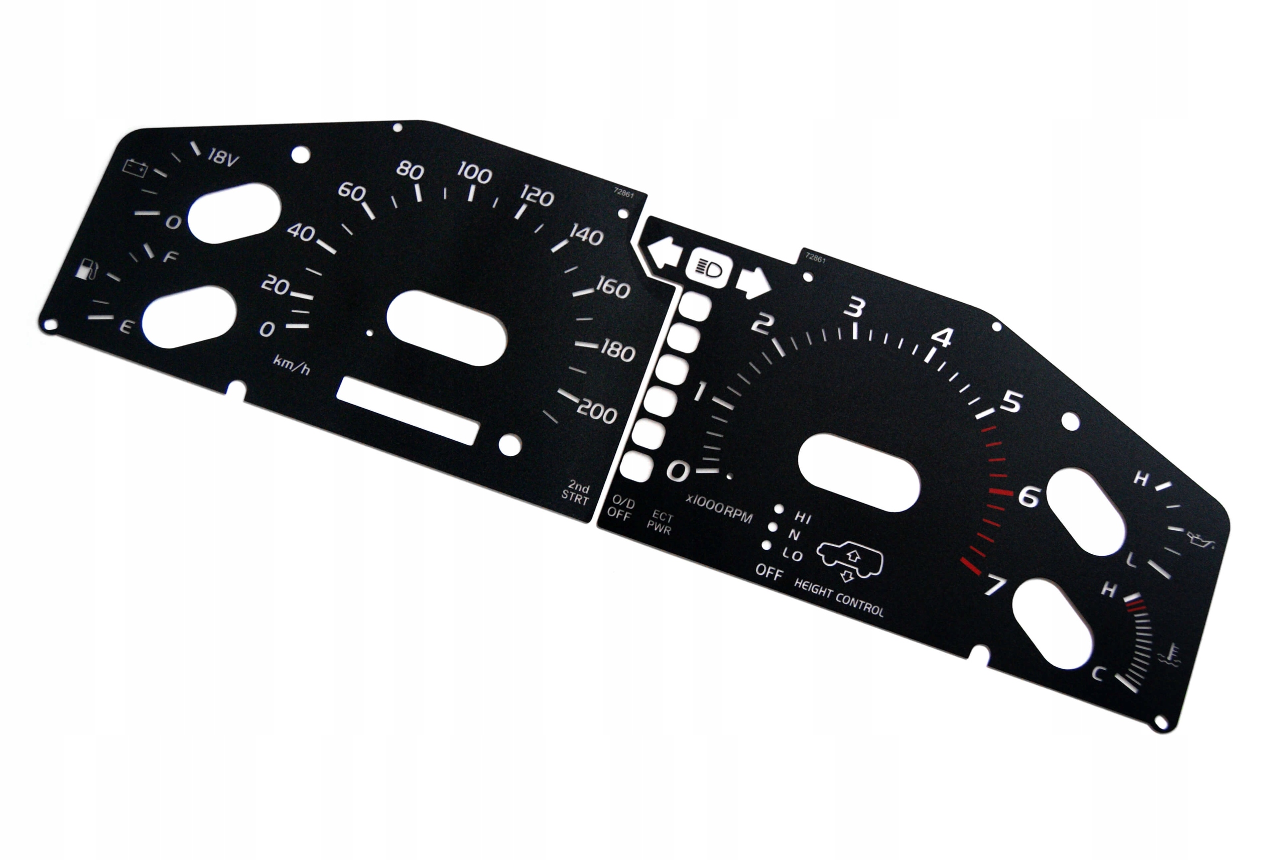 LEXUS LX 470 - замінник диск спідометра миль/год на км/год