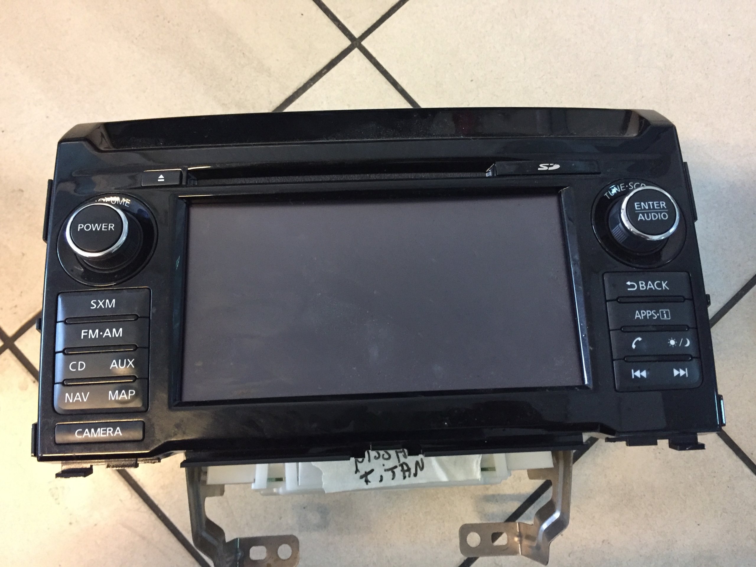 NISSAN TITAN XD 2016 RADIO NAVI NAWIGACJA GPS 25915EZ20A 7612051215 za ...