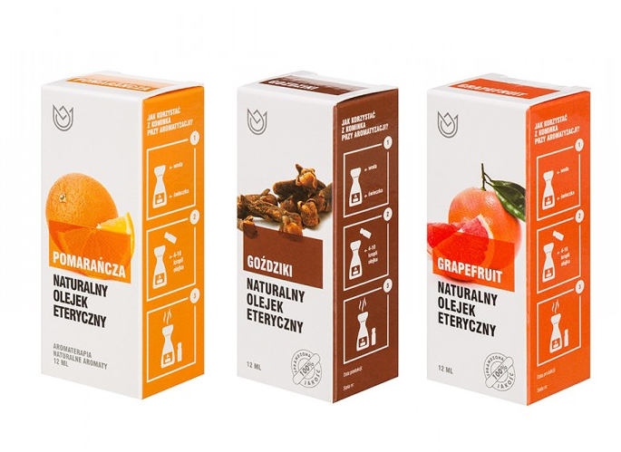 

Zestaw naturalnych olejków eterycznych na energię