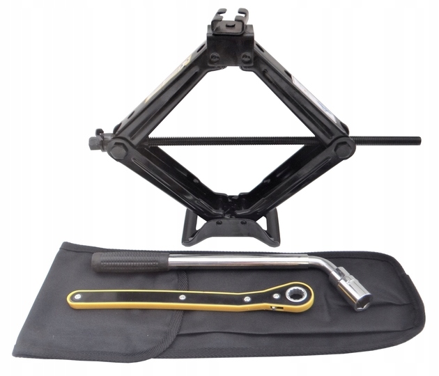 ZESTAW LEWAREK 2T KLUCZ TELESKOP POKROWIEC SUV