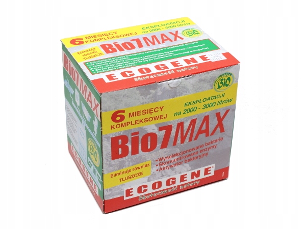 

Preparat do oczyszczalni Bio7 Max 1000g 1kg