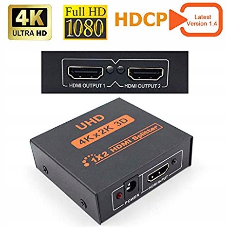 

Splitter Hdmi 1x2 Uhd 4K x2K 3D klon, model 2019