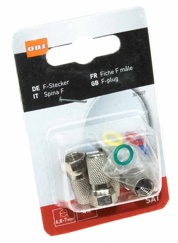 

Złącze Wtyk Wkrętka F Kabel Antenowy 4 Szt 6,8-7MM