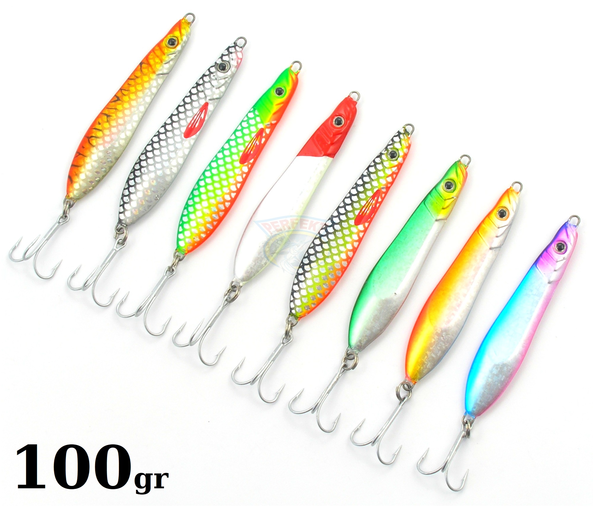 8 x Treska Pilker Perfekt Bergen 100gr