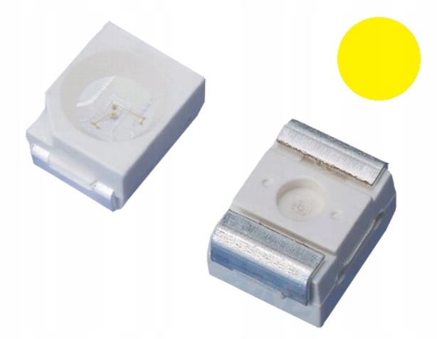 

Art Diody Led SMD-3528 PLCC2 U-yellow Cena 10szt