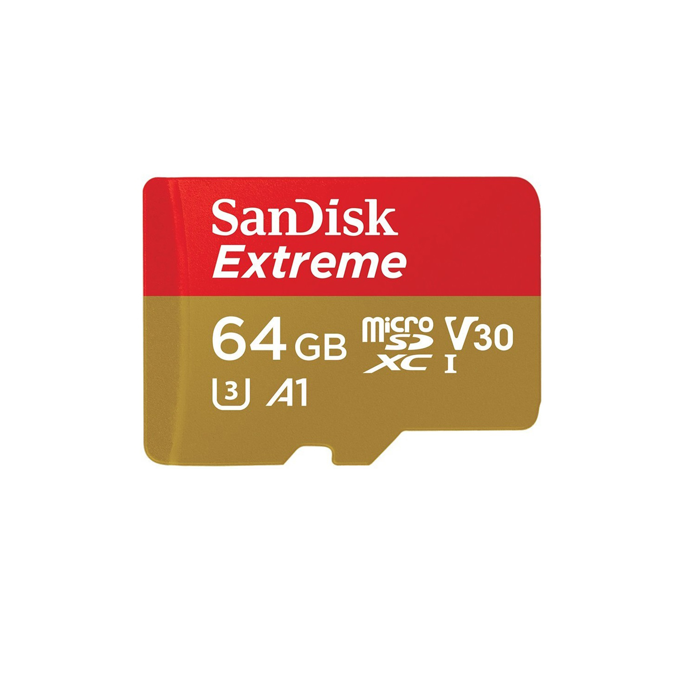 KARTA SANDISK EXTREME MICRO 64GB V30 U3 A1 100MB/s Typ karty SDXC