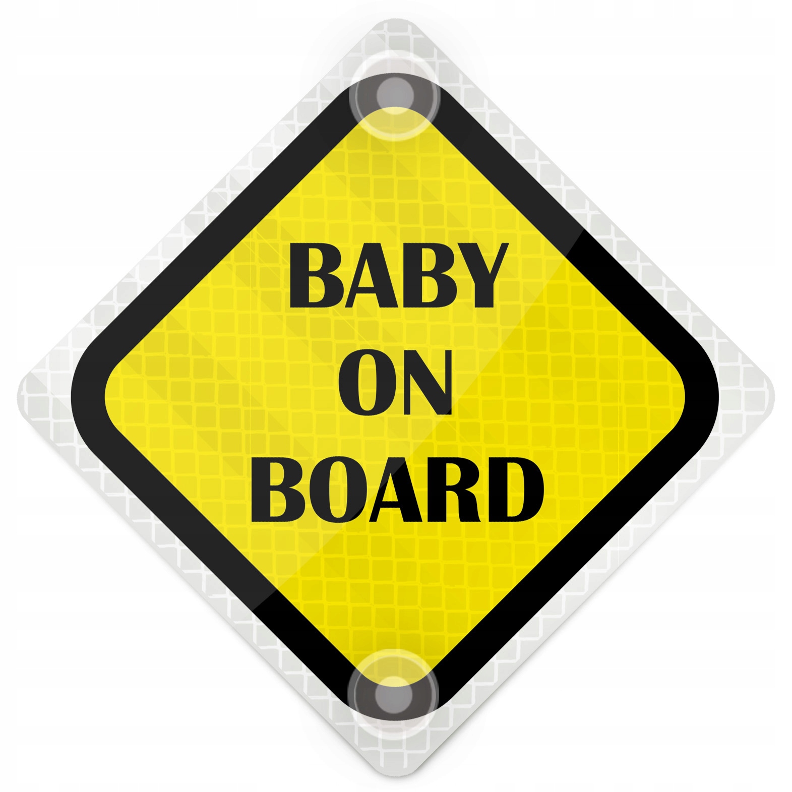 

Baby On Board Super Odblask + Przyssawki Hit