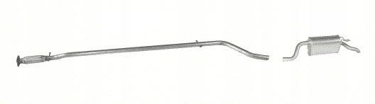 Комплект глушителей Fiat Punto II а. 1,2