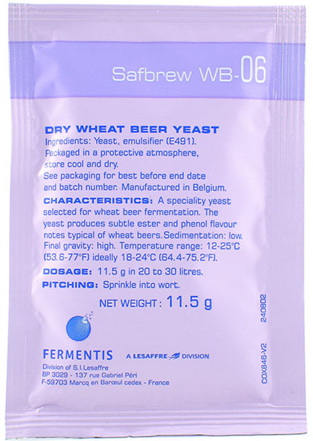 Hořlavé kvasnice WB-06 horní fermentace fermentis Vaření Domácí pivo