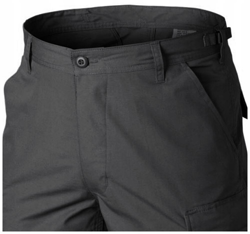 HELIKON Spodnie Krótkie Wojskowe BDU Czarne XXL Kolekcja Surpulus Line