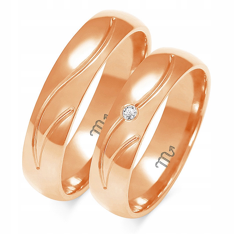 Zlaté Prsteny 14K 5 mm Zirkon id A-140