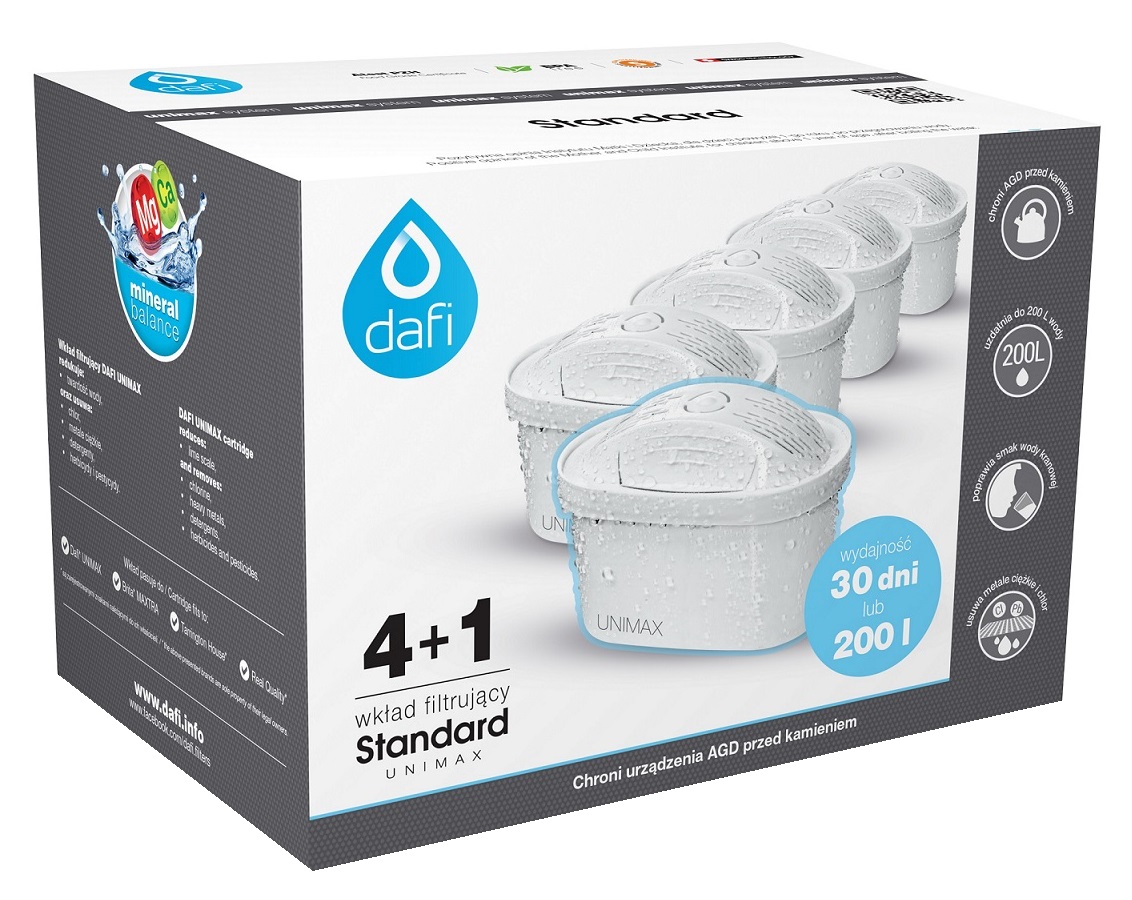 

Dafi wkład filtrujący Unimax filtr 200l Brita 5x