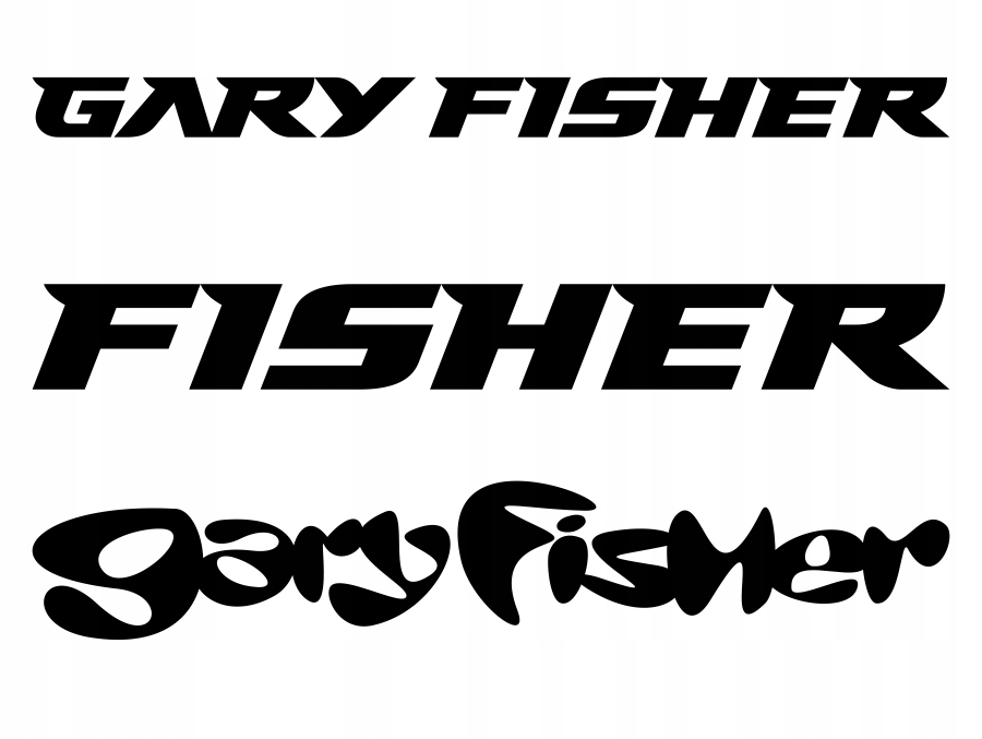

Gary Fisher naklejki zastępcze na rower kpl. 6 szt