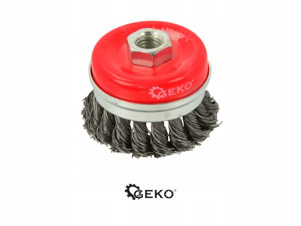 Szczotka 65mm czołowa M14+opaska Marka Geko