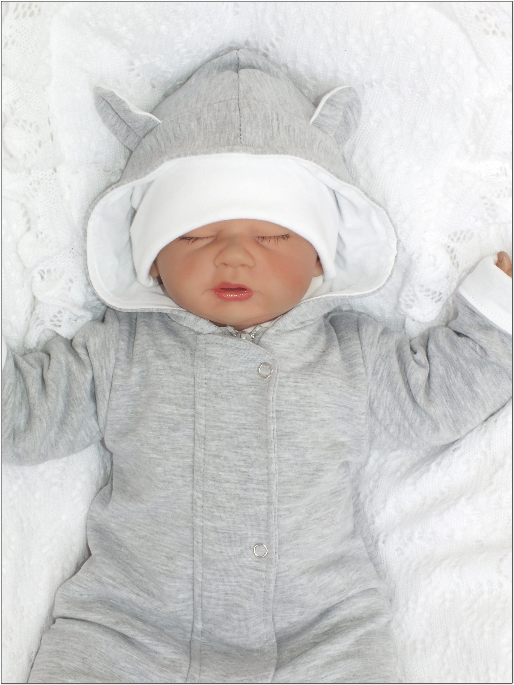 Kombinezon WIOSNA LATO JESIEŃ 100% BAWEŁNA 68 Rękaw długi rękaw