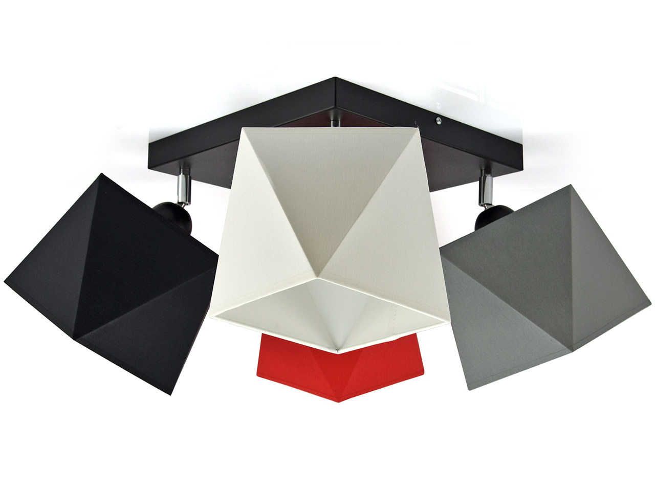 LAMPA WISZĄCA SUFITOWA ŻYRANDOL PLAFON DIAMENT LED Szerokość 70 cm