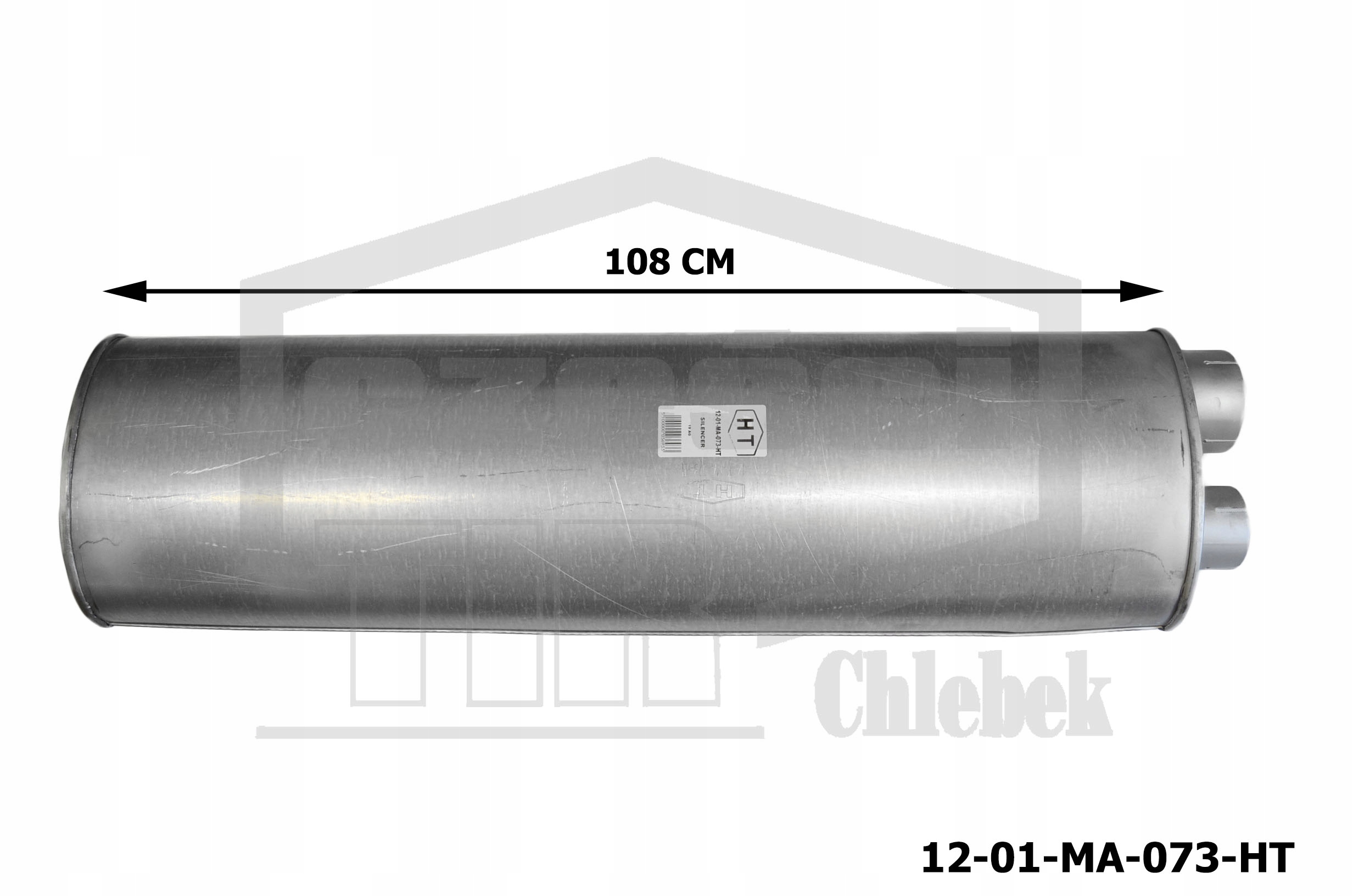 Tłumik Układu WYDECHOWEGO MAN L2000 Номер каталозі запчастини 81 . 15101 - 0291 foto 0