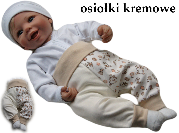 PÓŁŚPIOSZKI śpioszki bez stopek 80 spodenki Materiał dominujący bawełna