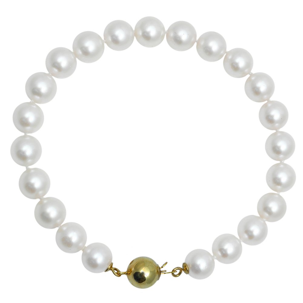 Exkluzivní Zlatý Náramek, Mořské Perly Akoya