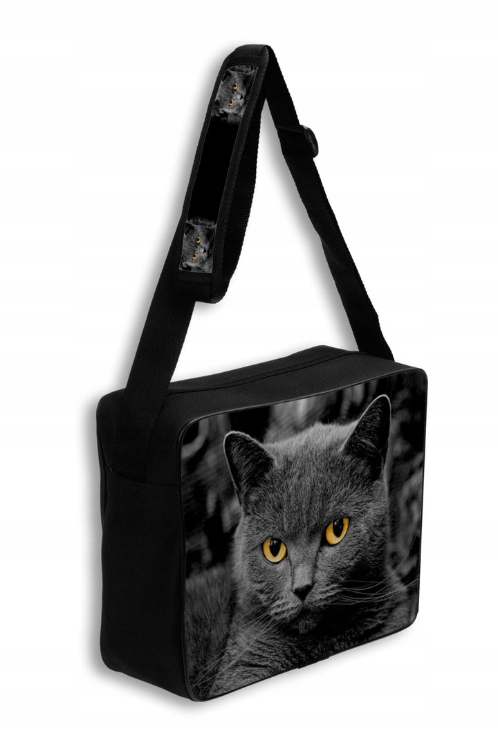 TORBA DUŻA A4 KOT 29 SZARY KOT BRYTYJCZYK Marka inna