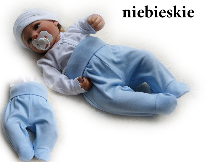 PÓŁŚPIOSZKI śpioszki 68 ze stopką bawełniane Wiek dziecka 3 m +