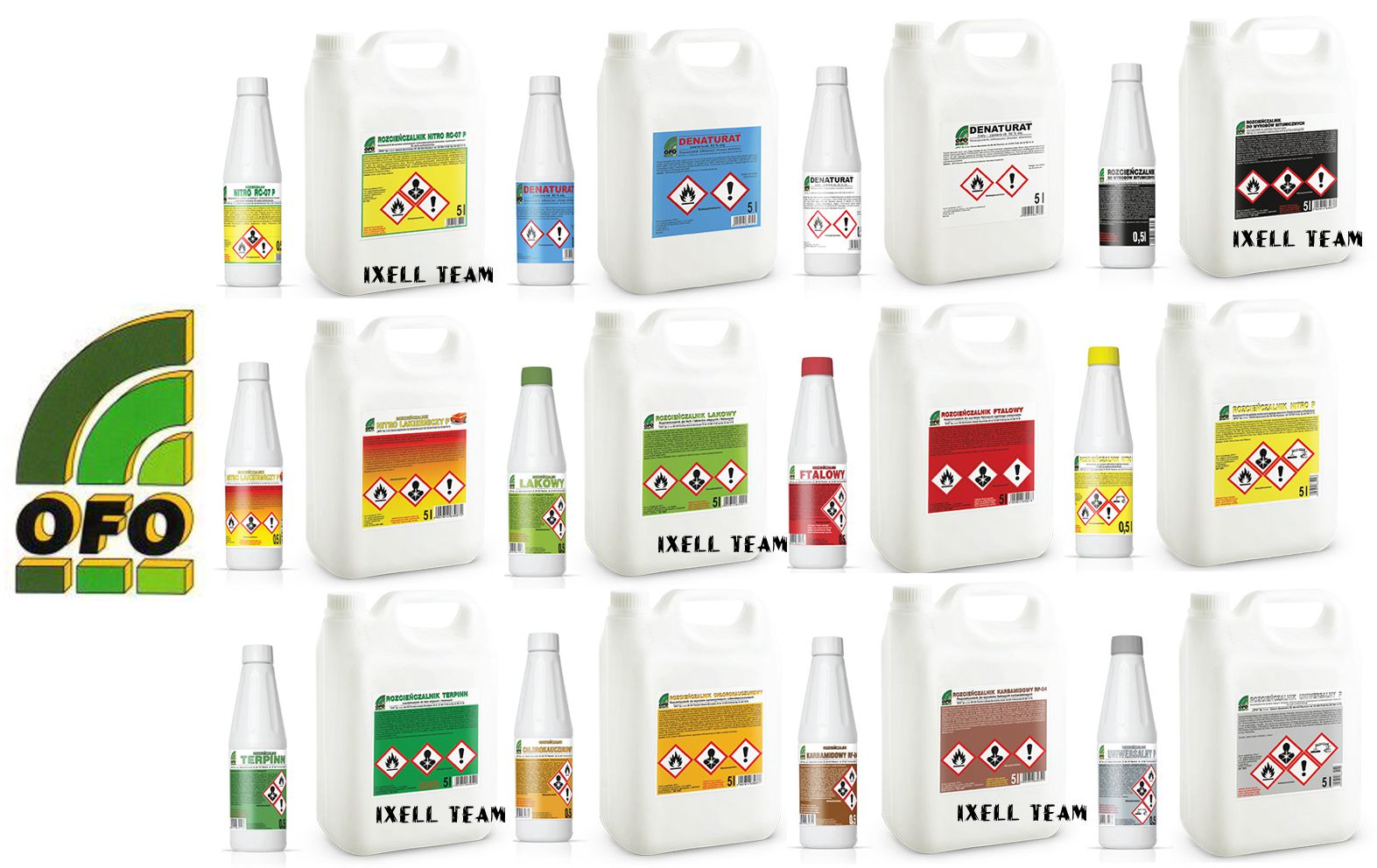 OFO ROZCIEŃCZALNIK NITRO ogólnego stosowania - PROMOCJA - 5 LITRÓW 26 Producent OFO