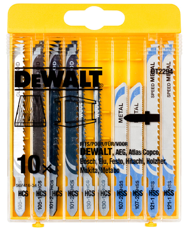 

Dewalt DT2294 Zestaw Brzeszczotów Do Drewna Metalu