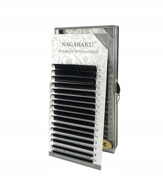 NAGARAKU Rzęsy Natural MINK mix B 0,10 7-15 Marka inna marka