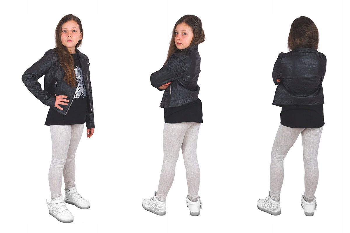 

Legginsy Klasyczne Getry Szare 152 - True Fashion