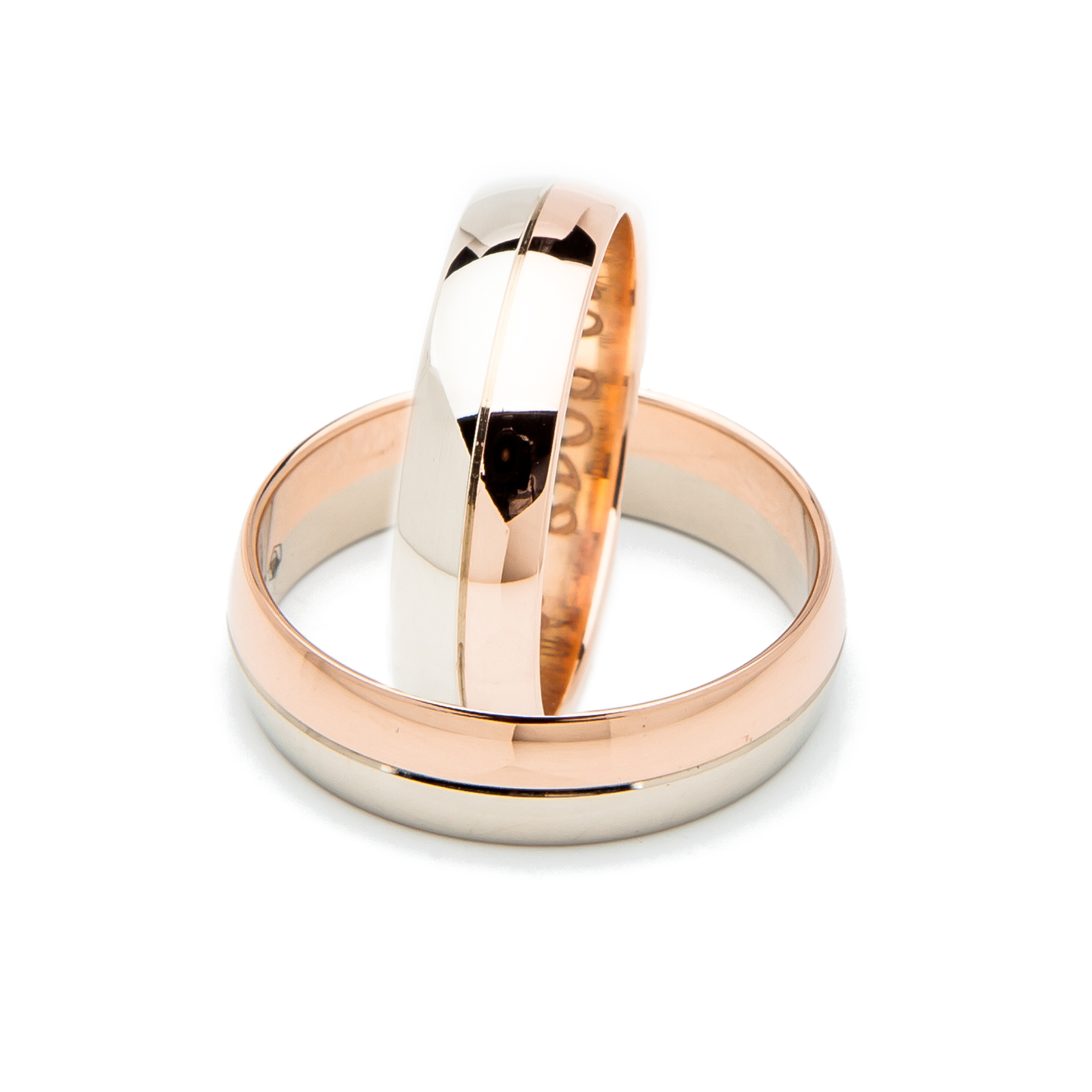 Zlaté Prsteny 14K 5mm Čočka id A-202