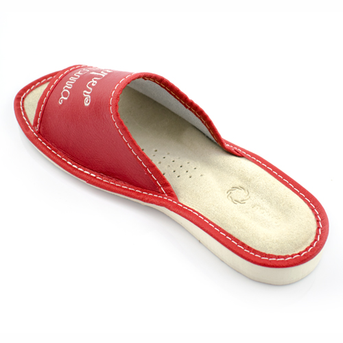 PREZENT! KLAPKI SUPER MAMA SKÓRA KAPCIE DLA MAMY ! Marka inna