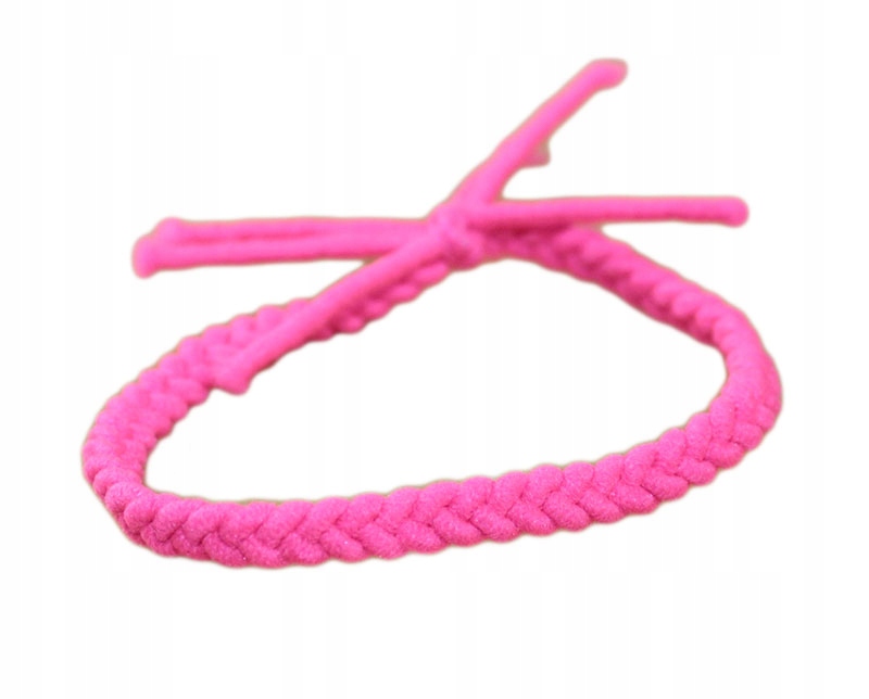 -MARGUT- Gumka przeplatanka warkocz fuksja