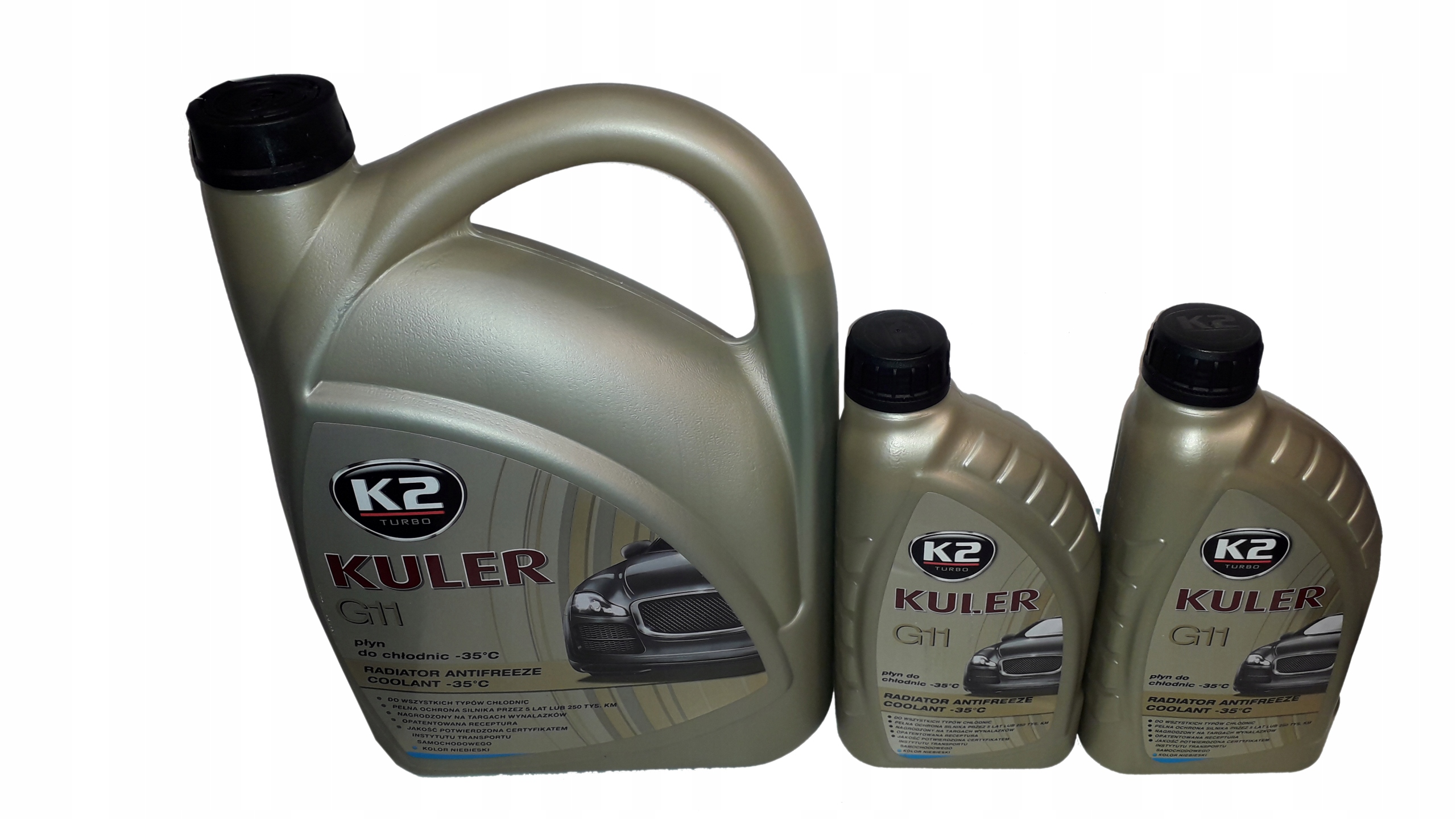 K2 KULER PŁYN DO CHŁODNIC 7L -35 NIEBIESKI 5L + 2L