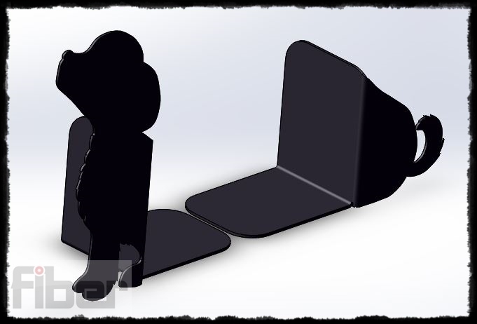 Podpórka do książek - PIESEK - model 3003 Marka inna