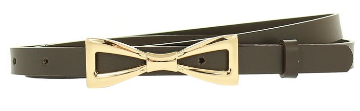 

Damski Pasek Skórzany 1,5 cm -kokarda- kolory Hit