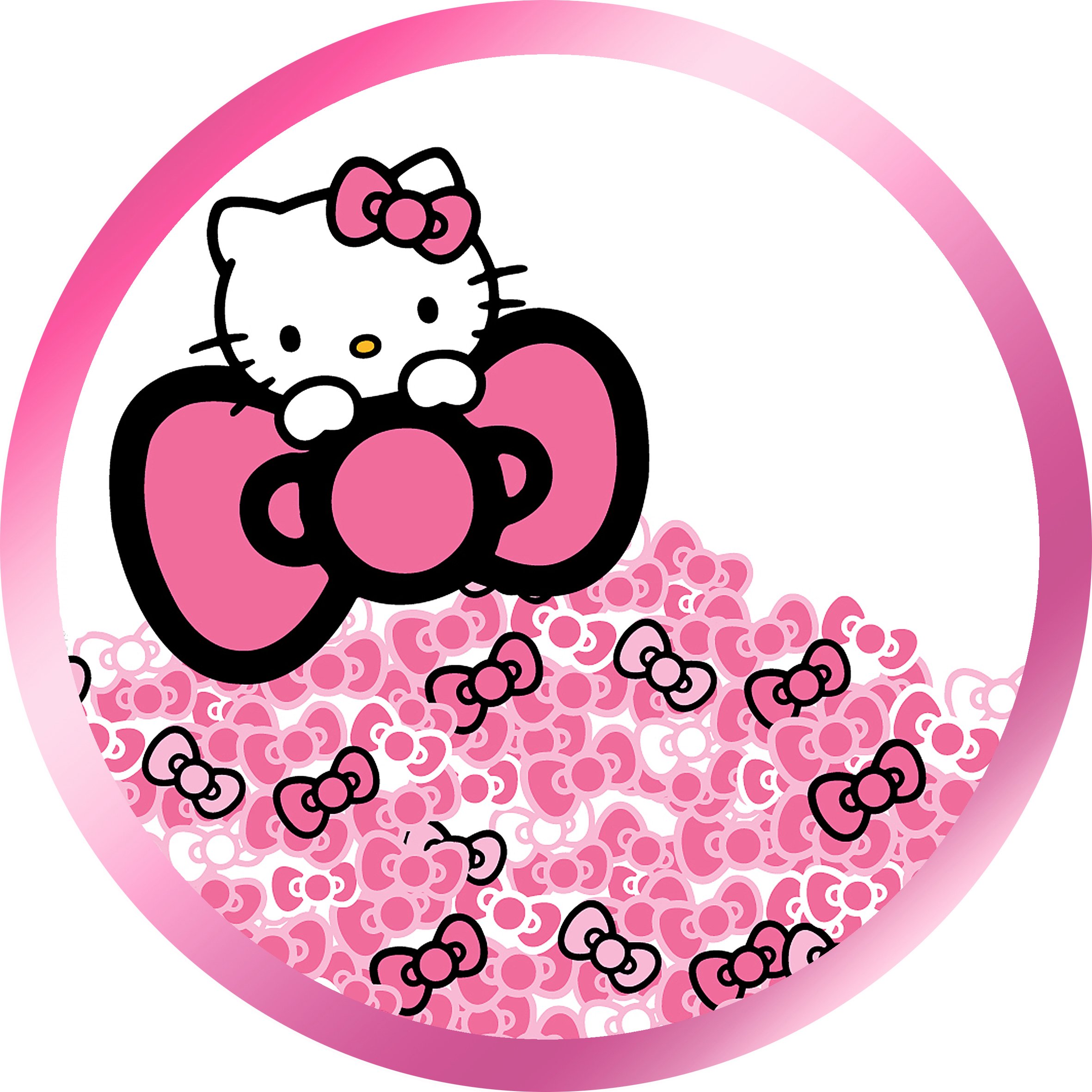 Hello Kitty круглая