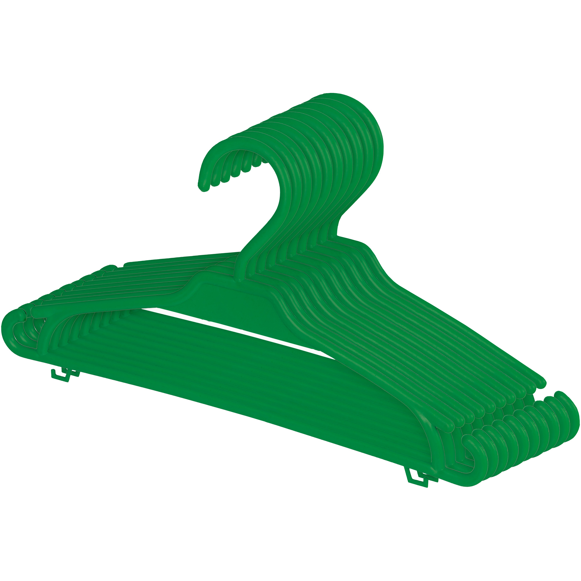 KOLOROWE DZIECIĘCE WIESZAKI NA ODZIEŻ 50 SZT. Kolor haczyków wielokolorowy