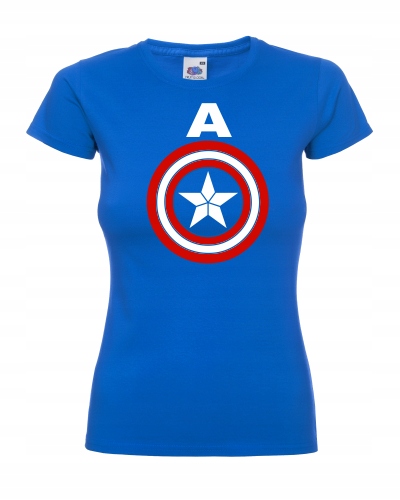 

Koszulka Damska Captain America Prezent T-shirt Xs