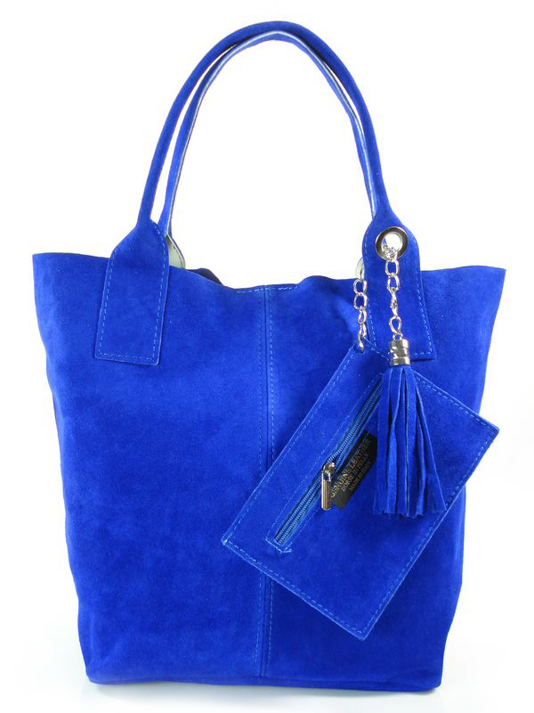 Купить голубую сумку женскую. Vera pelle сумка синяя. Сумки Vera pelle замша. Vera pelle шоппер.