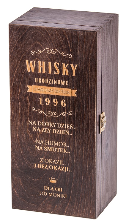 

Pudełko na Alkohol karafkę Whisky Urodziny