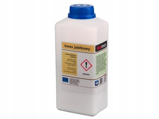 

Kwas Jabłkowy (DL) czysty min. 99% 500g Biomus