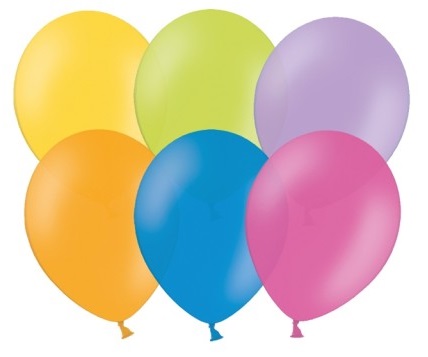 

Balony Pastelowe Belbal 26 Kolorów 10 Cali 100 Szt