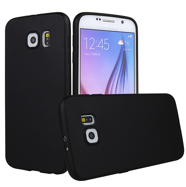 

Etui Czarny Mat Samsung Galaxy S6 + Szkło 9H