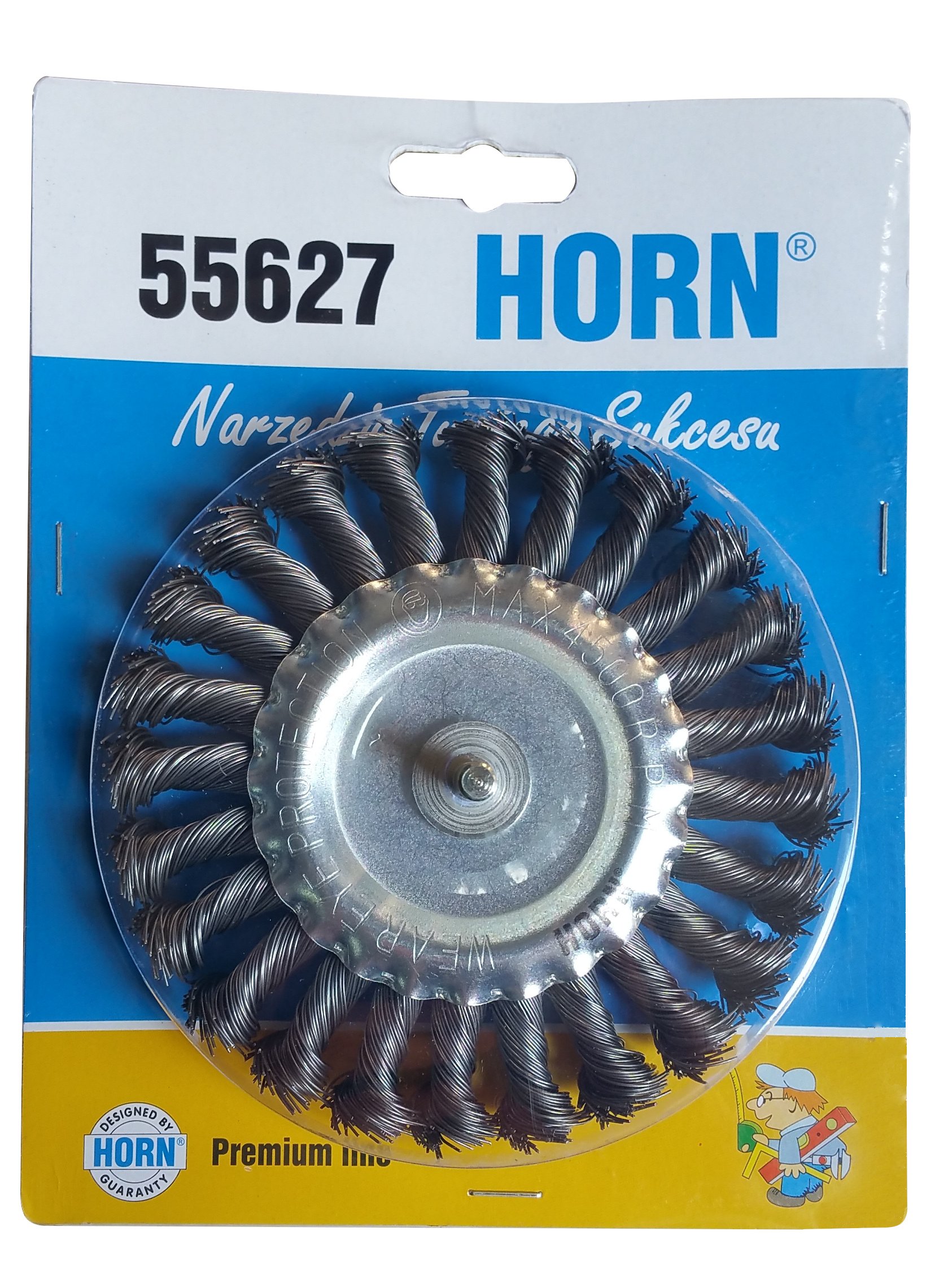 

Horn Szczotka tarczowa z trzpieniem 125mm