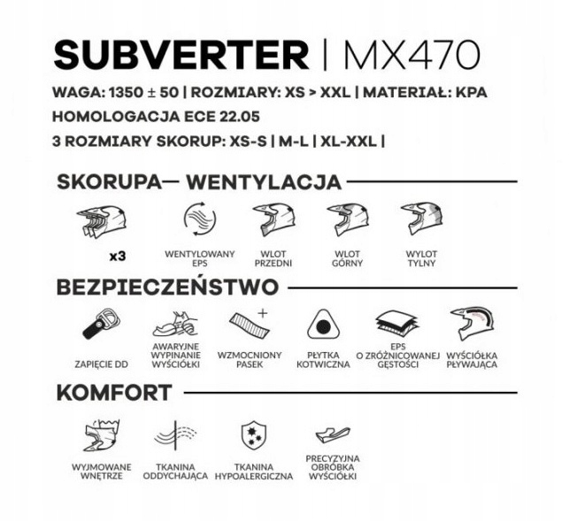 KASK LS2 MX700 SUBVERTER EVO GAMMAX RED BLUE 3XL Producent LS2