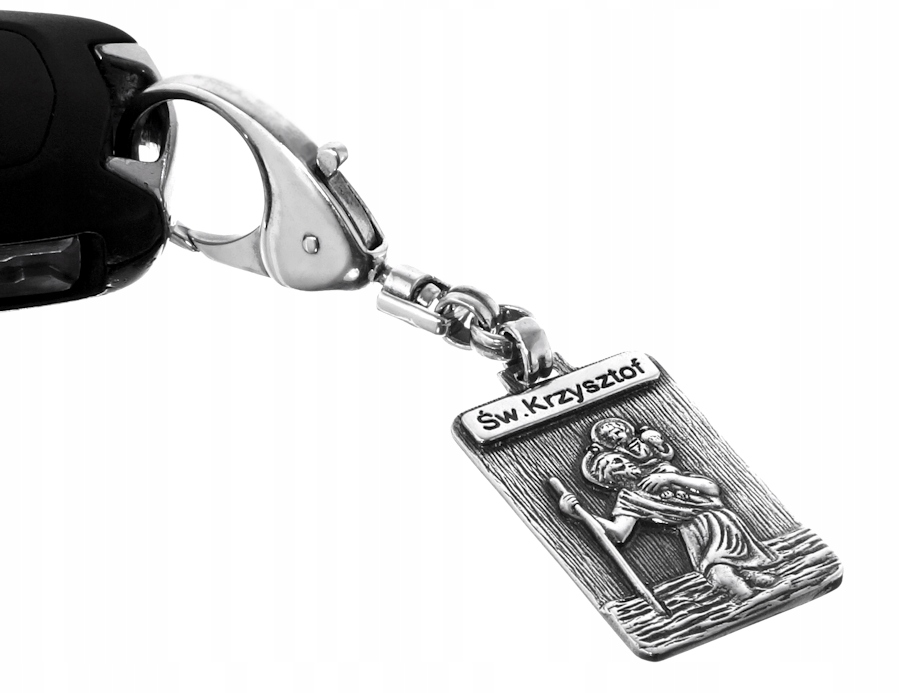 Breloczek Św. Krzysztof modlitwa kierowcy srebro Kod producenta 000118