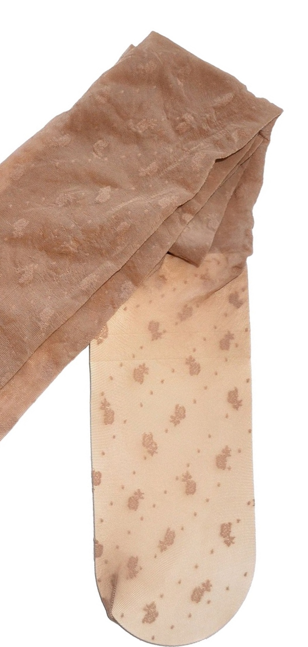 

Calzedonia Rajstopy Tg. 1/2 S/m różyczki beż