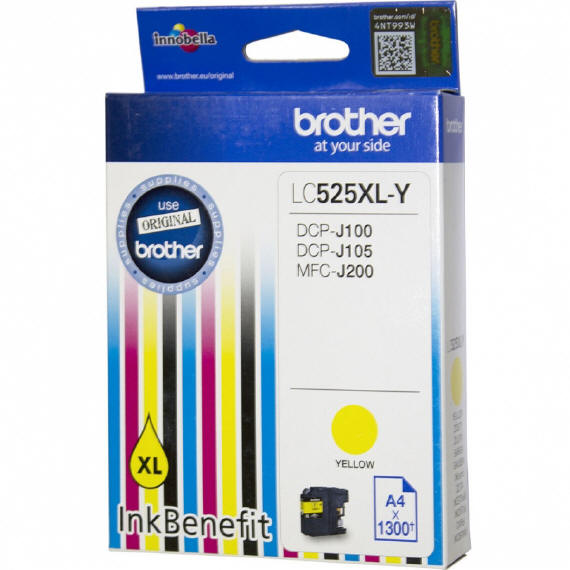 

Tusz org. Brother LC-525XL Yellow J100 J105 J200