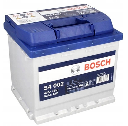 0 092 S40 020 - Аккумулятор BOSCH S4 52 AH 470a 52ah s4002